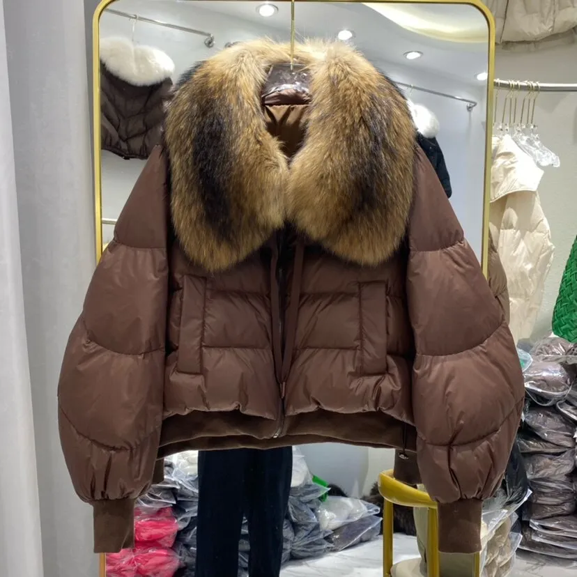 Luxx Fur Loose Down Jacket