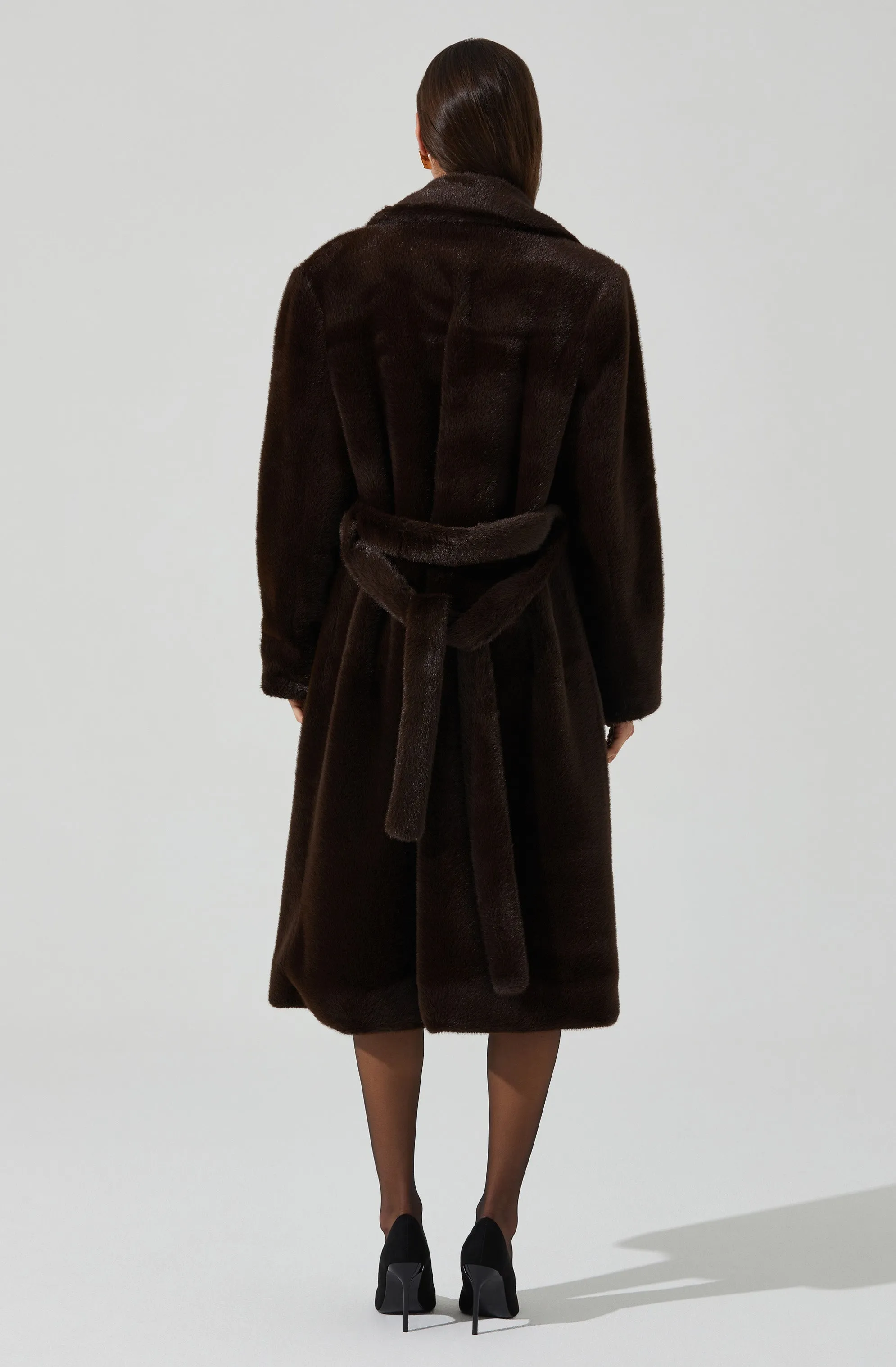 Maisie Faux Fur Longline Coat