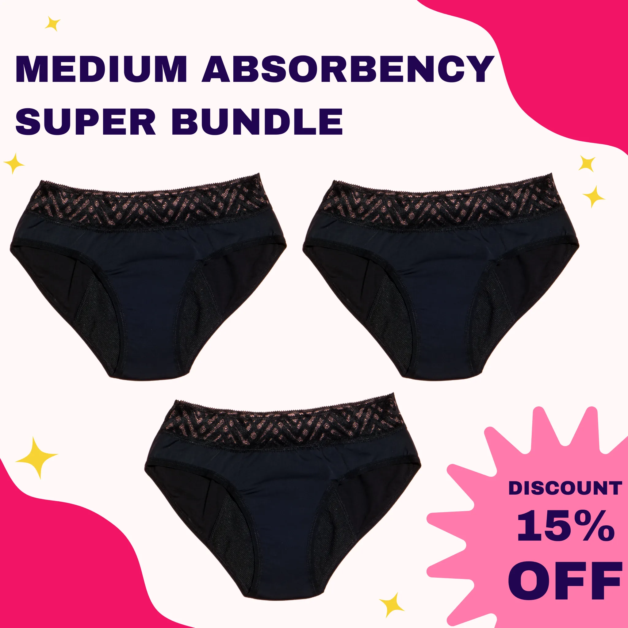 Medium Absorbency Super Bundle