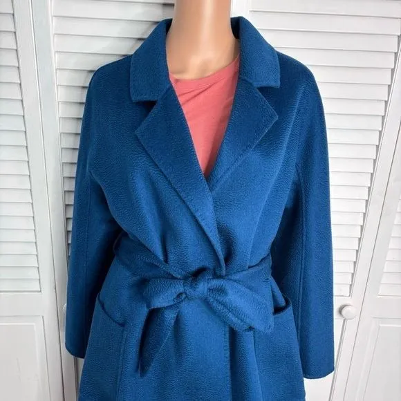 *NEW* PISSENLIT Royal Blue The Classic Wrap Coat Size 4