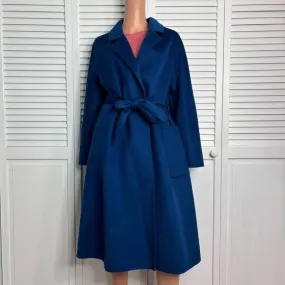 *NEW* PISSENLIT Royal Blue The Classic Wrap Coat Size 4