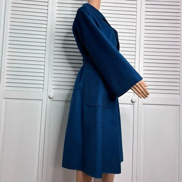 *NEW* PISSENLIT Royal Blue The Classic Wrap Coat Size 4