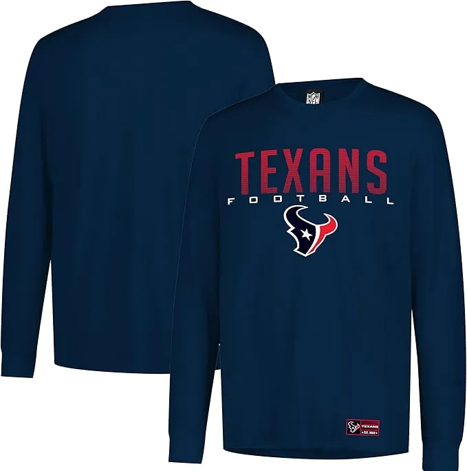 NFL Houston Texans Youth Super Soft Supreme Long Sleeve T-Shirt|Houston Texans