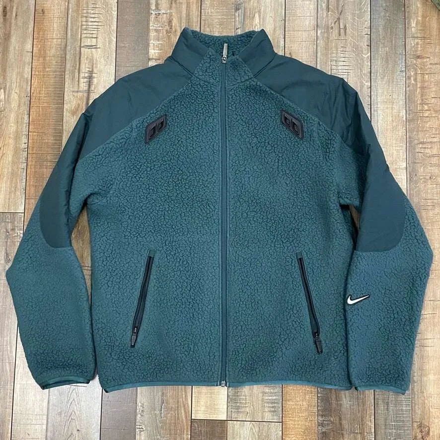 Nike x NOCTA Tahr Sherpa Zip-Up Jacket Deep Jungle