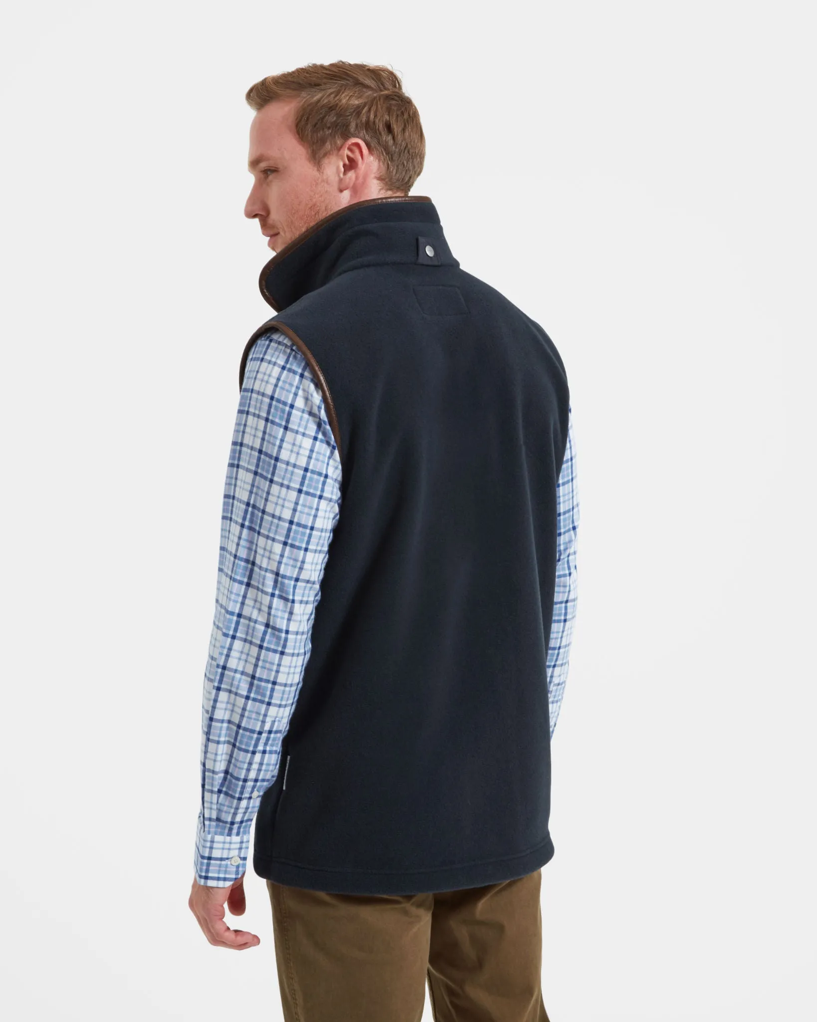 Oakham Navy Fleece Gilet