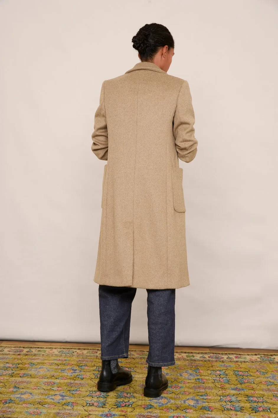 Orla Tailored Coat - Oat