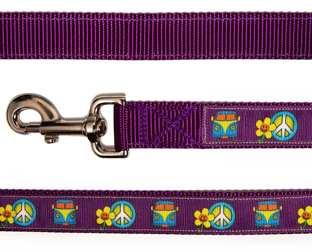 Peace Sign Dog Leash