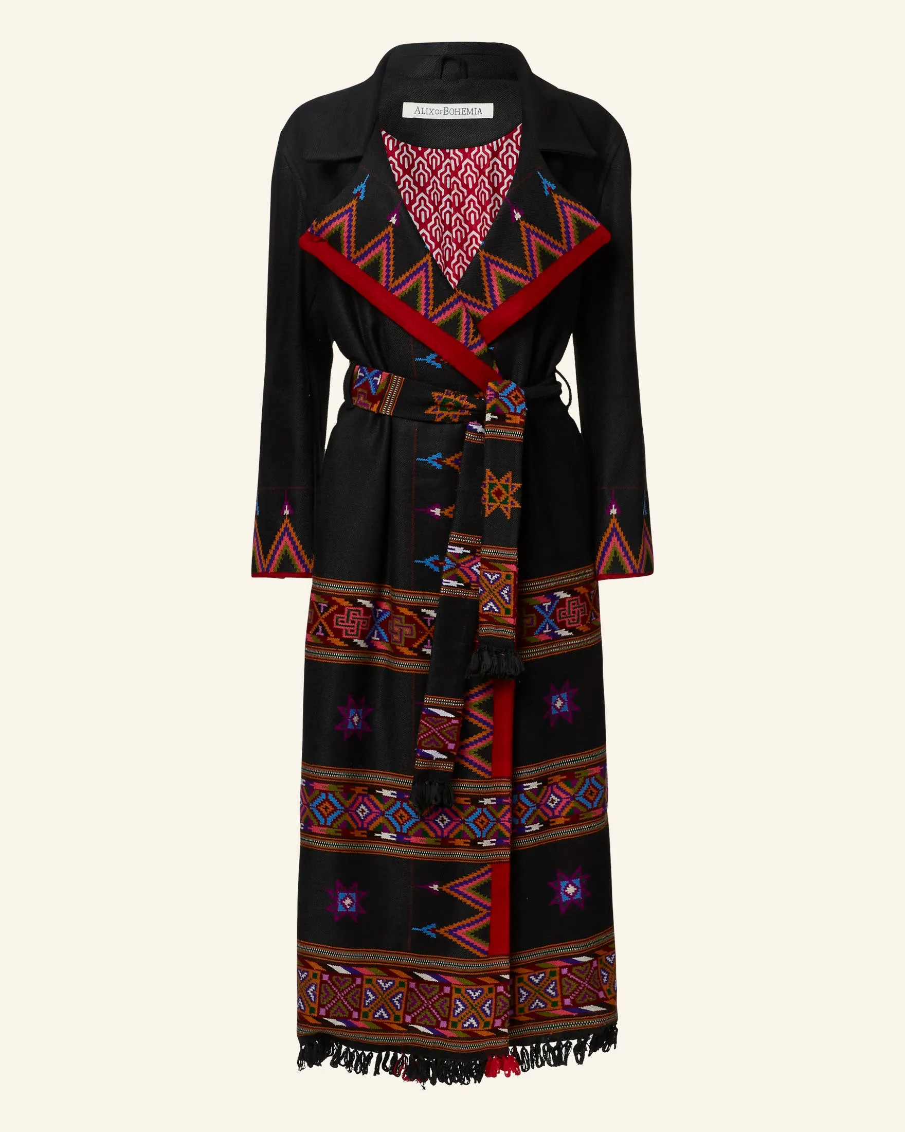 Penelope Wildflower Wool Coat