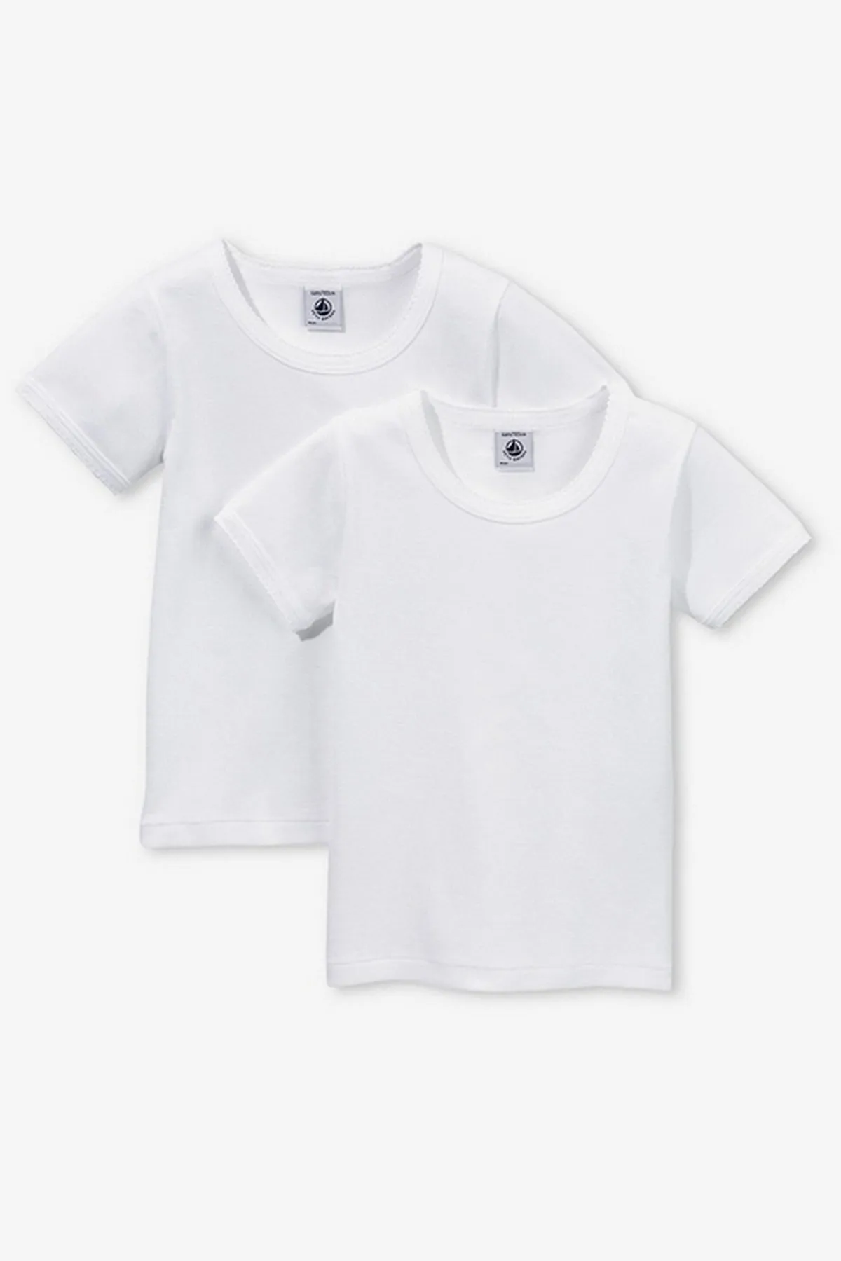 Petit Bateau Girls 2-pack Short-Sleeve Undershirts (Size 12 left)