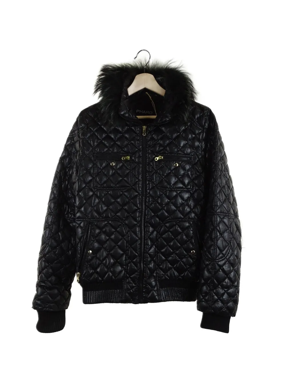 Phard Black Puffer Jacket L