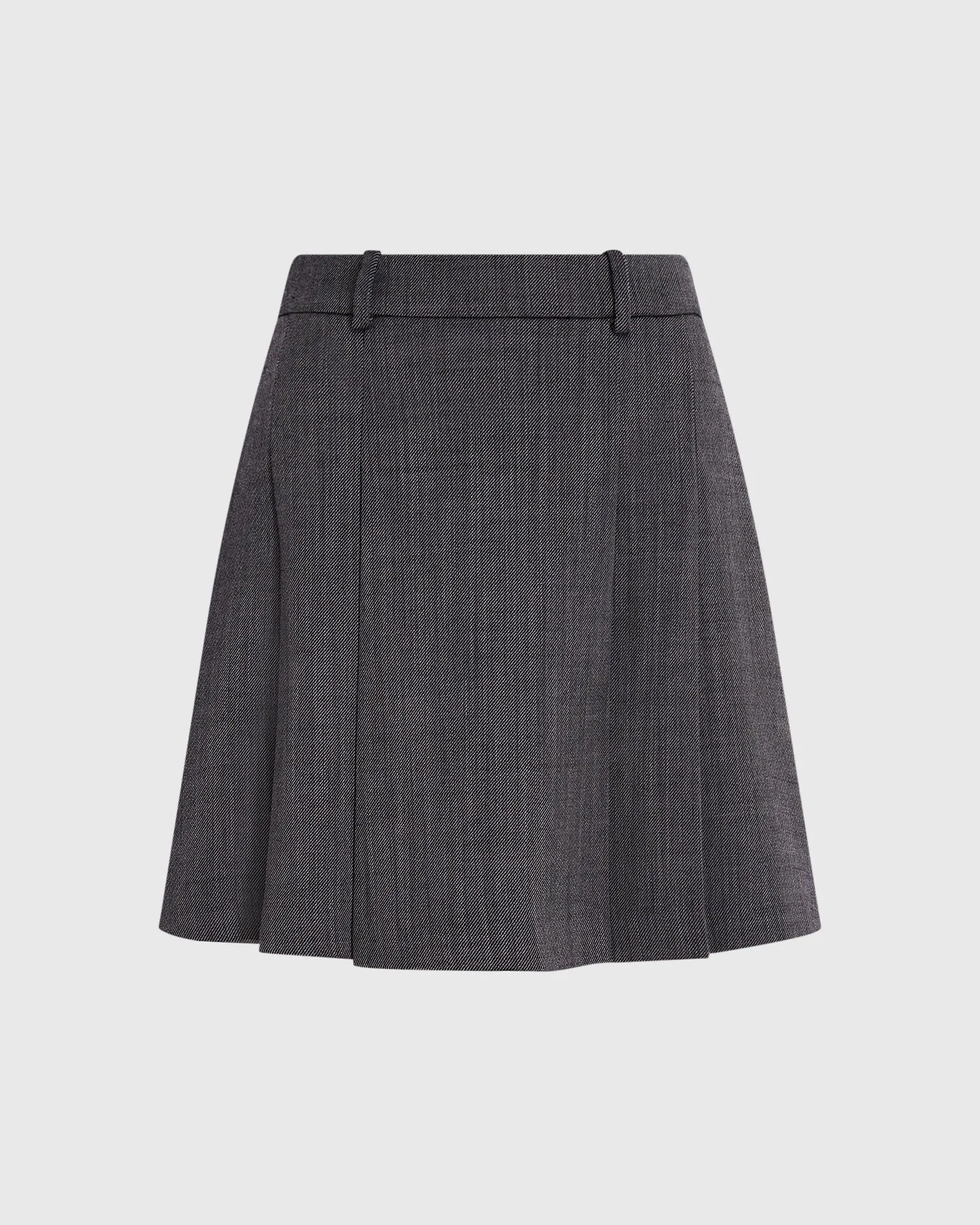 Pleated Mini Skirt