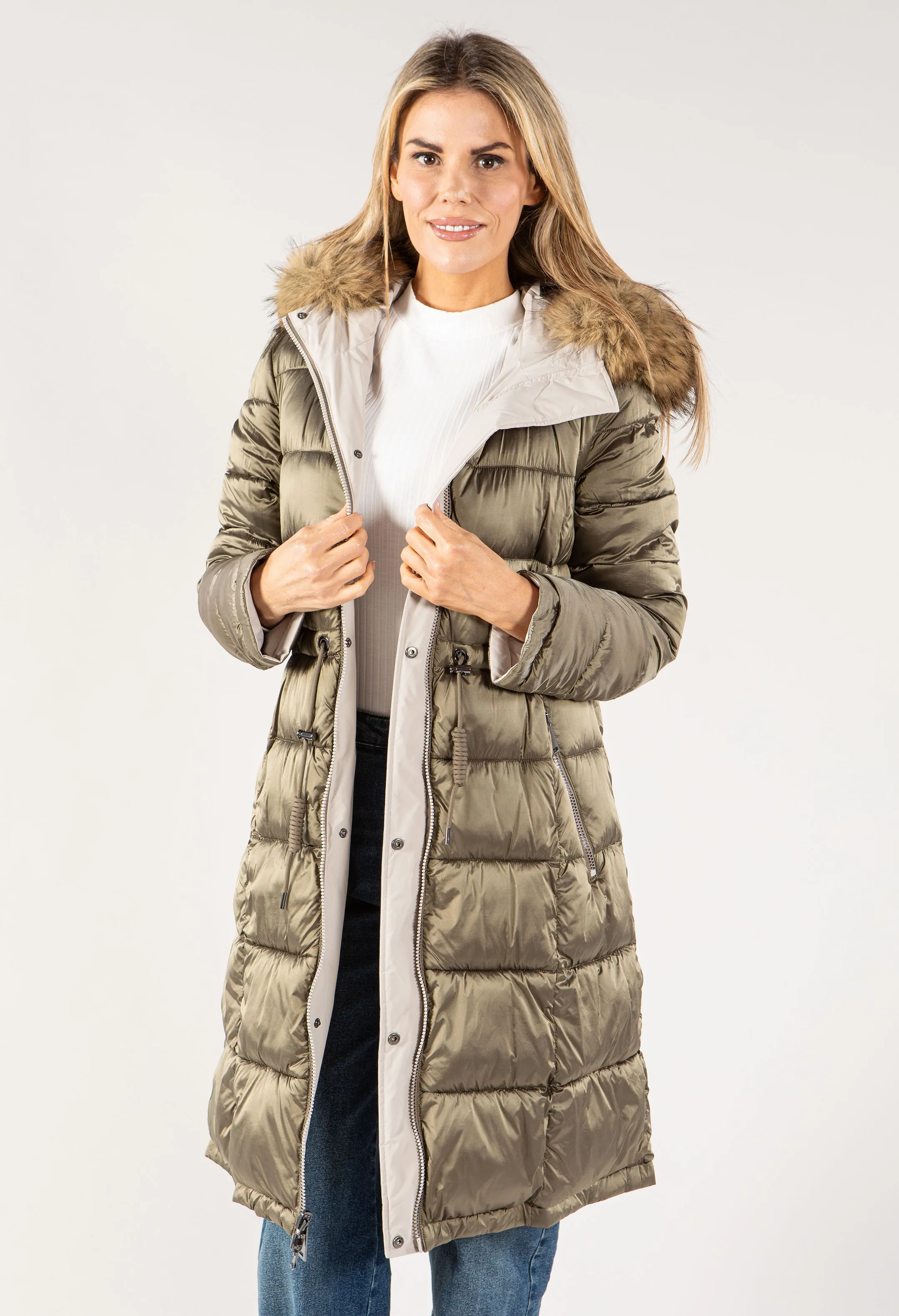 Reversible Longline Padded Coat