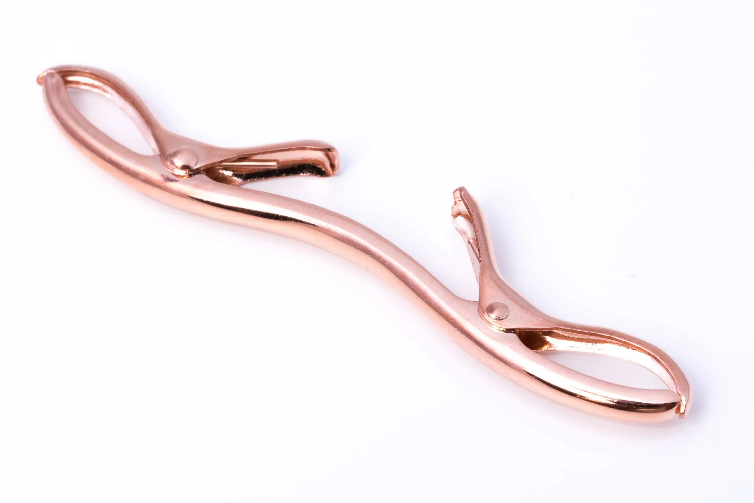 Rose Gold Collar Clip for Narrow Spread Collars