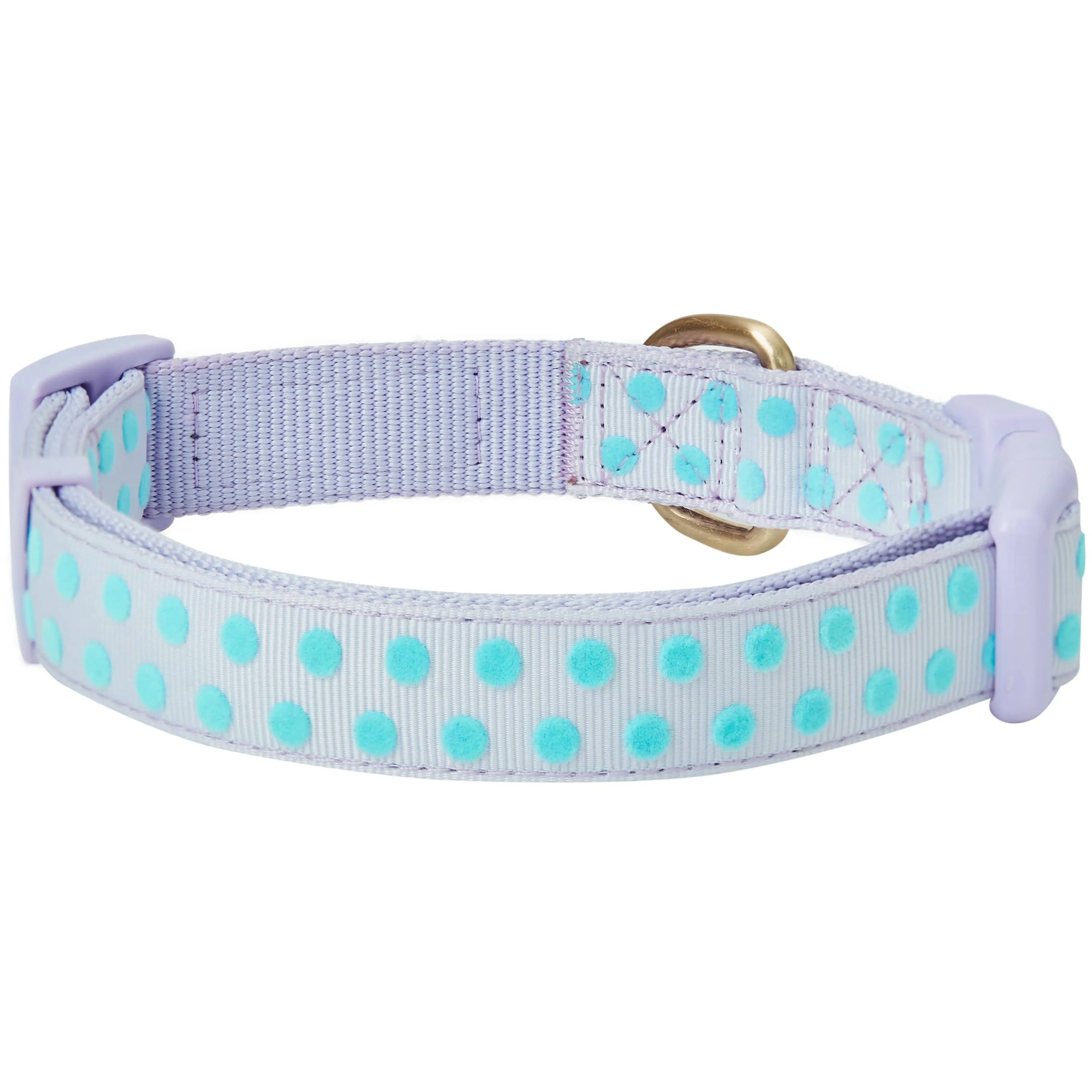 Soft Touch Dotted Velvet Dog Collar