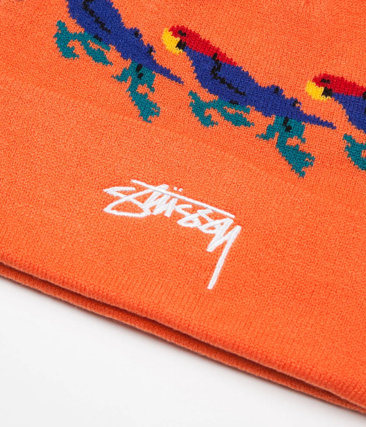 Stussy Parrot Cuff Beanie - Orange