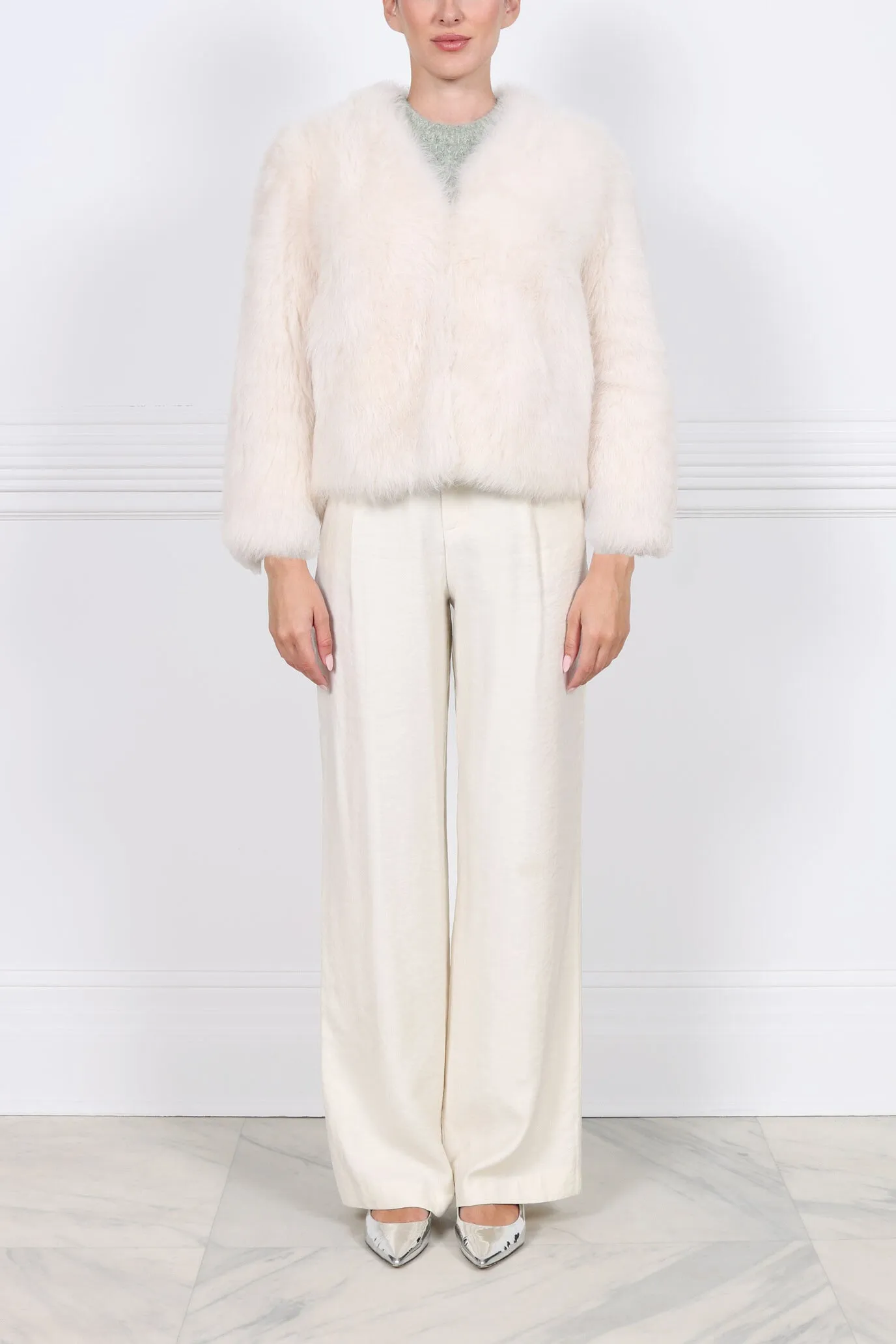 The Yulia  Toscana Shearling Jacket