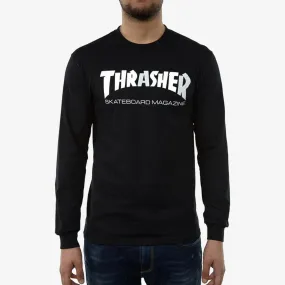 Thrasher | SKATE MAG LONG SLEEVE  { BLACK