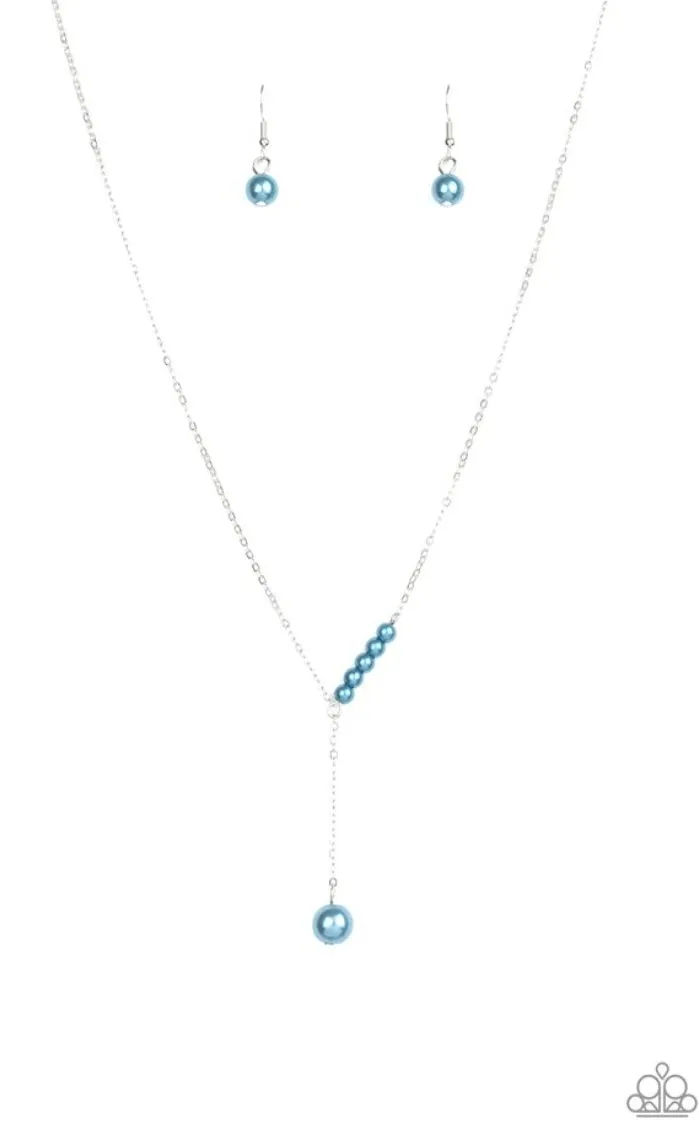 Timeless Taste Blue Necklace - Paparazzi Accessories