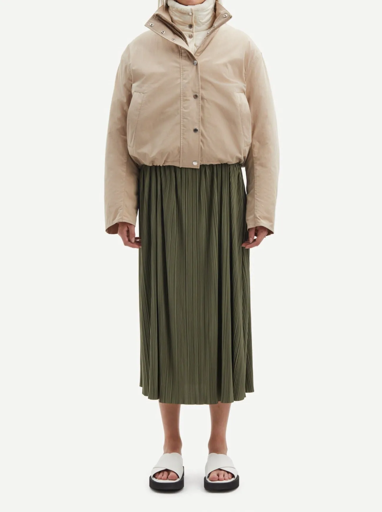 UMA SKIRT | DUSTY OLIVE