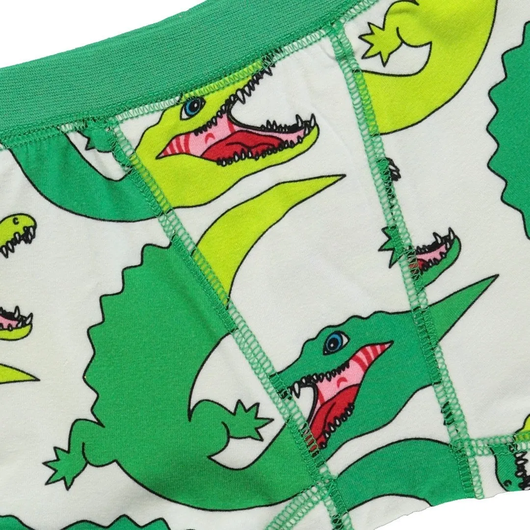 Underwear set with crocodiles