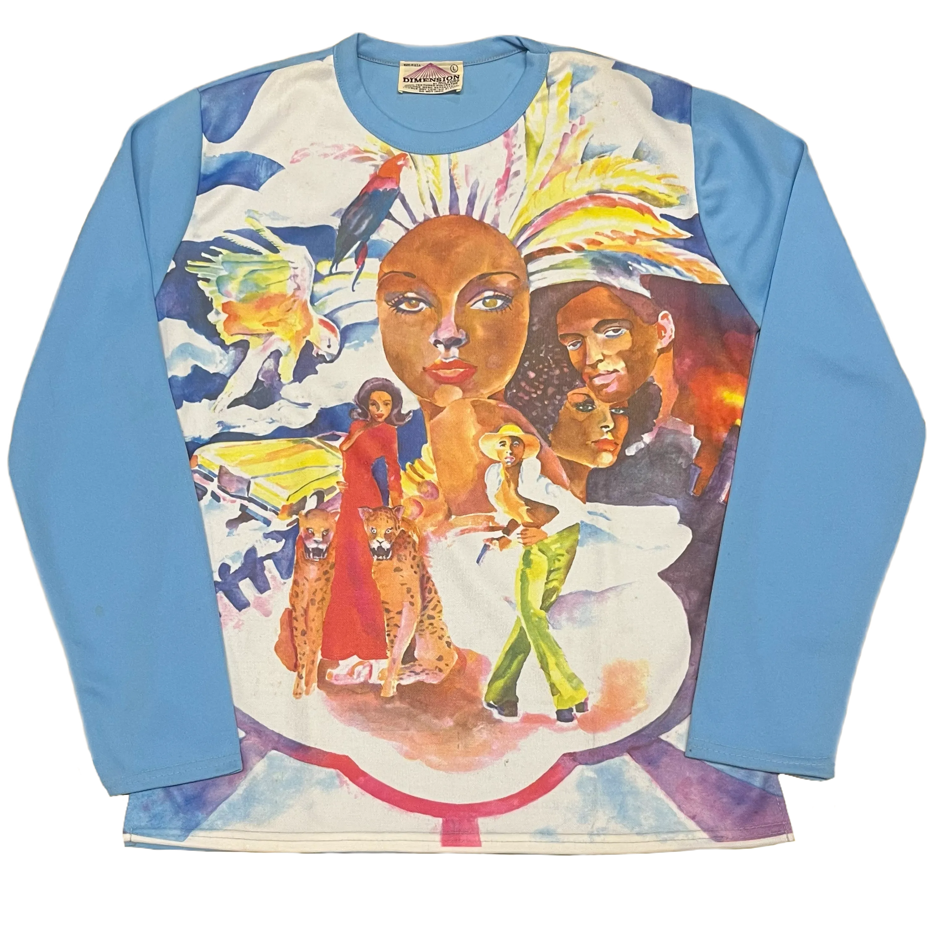 Vintage Dimension By Milford "Blaxploitation" Photoprint Long Sleeve