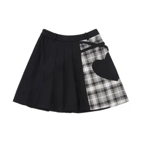 vintage pleated skirt  KF90517