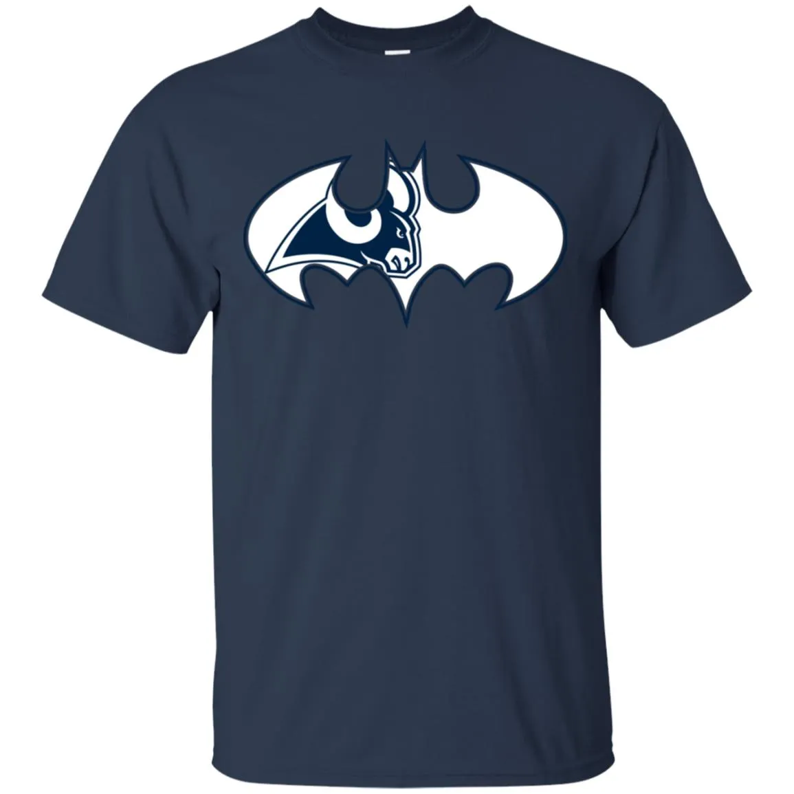 We Are The Los Angeles Rams Batman Nfl Mashup Men Cotton T-Shirt