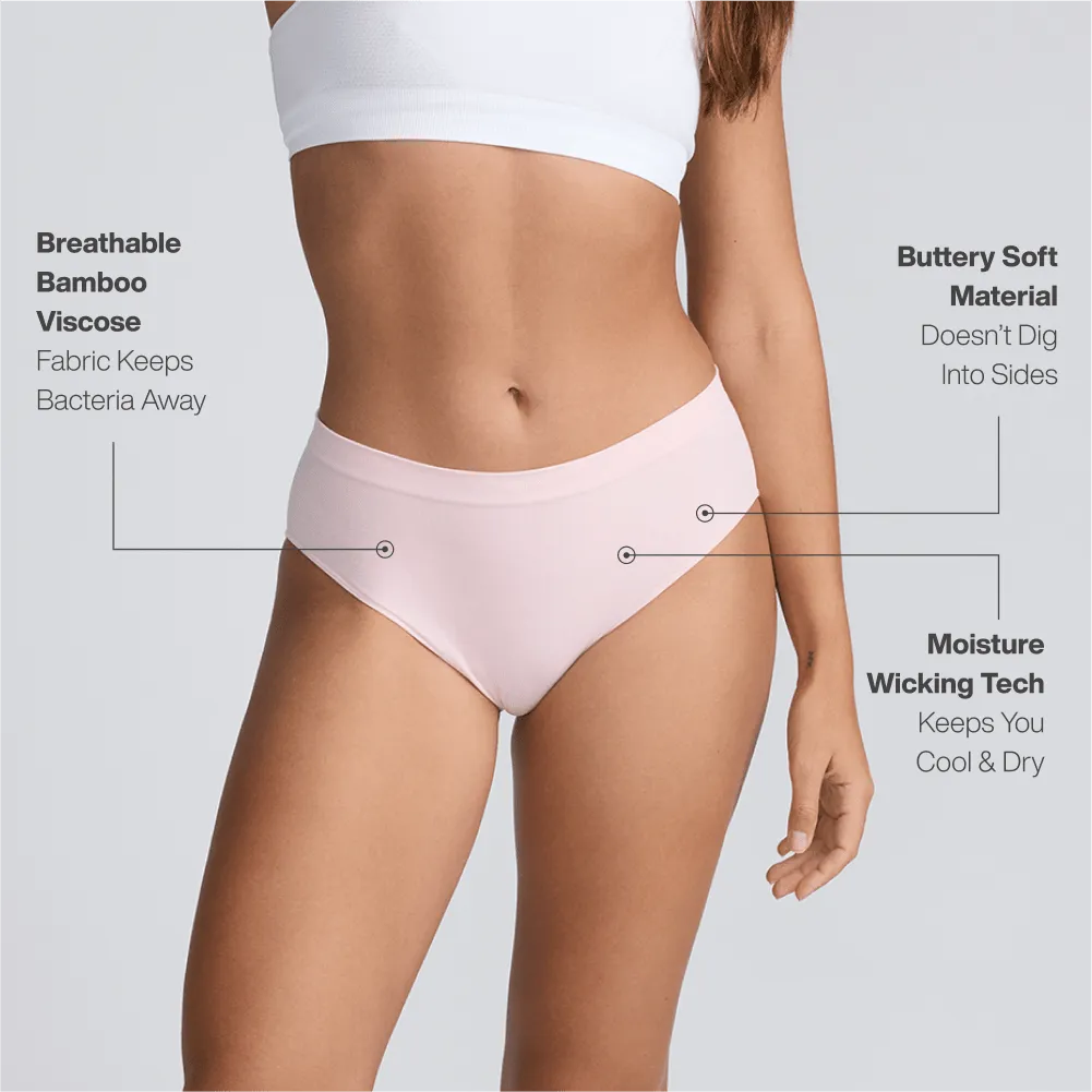 Women's SmoothFit Bikini Brief - Rosé All Day